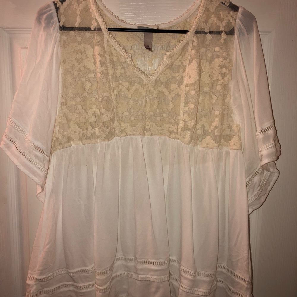 Beautiful Free People Lace Blouse